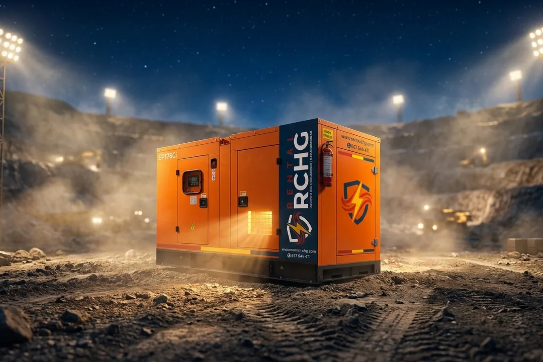 Grupo electrógeno de respaldo para planta industrial en alquiler – Rental RCHG