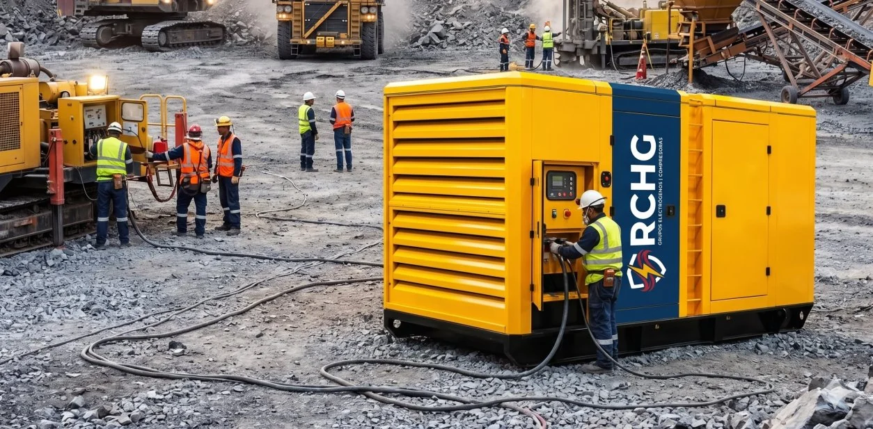 Grupo electrógeno industrial en alquiler – Rental RCHG Perú